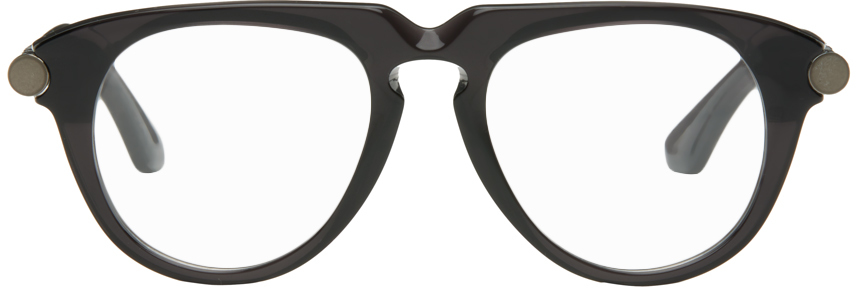 Gray Keyhole Glasses