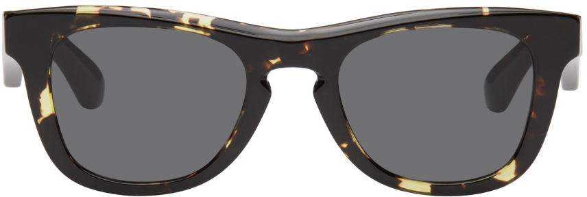 Brown Arch Facet Sunglasses