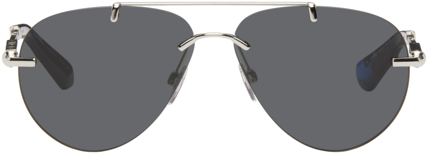 Silver Metal Sunglasses