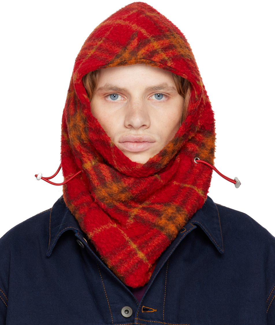 Red Check Fleece Snood