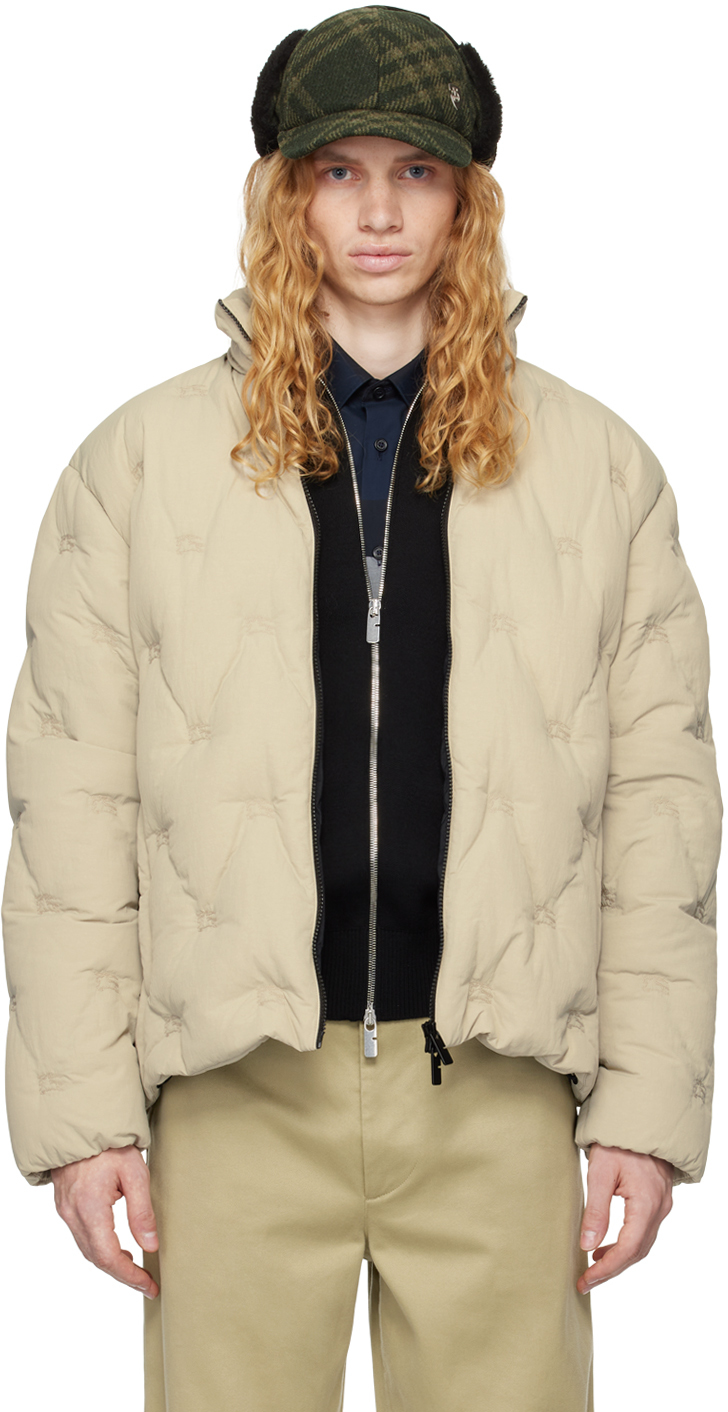 BURBERRY｜DOWN JACKETS ( Quilted Nylon Jacket (8070968)) Burberry Black quilted nylon jacket | TheDoubleF