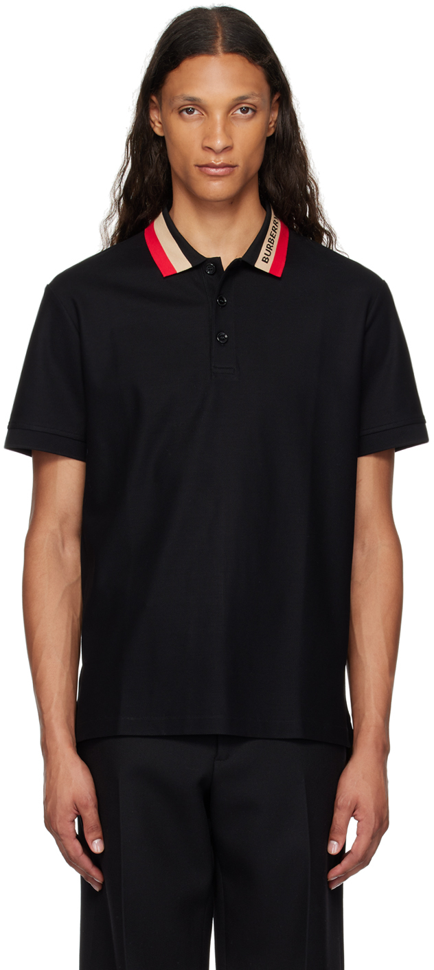 Black Organic Cotton Polo