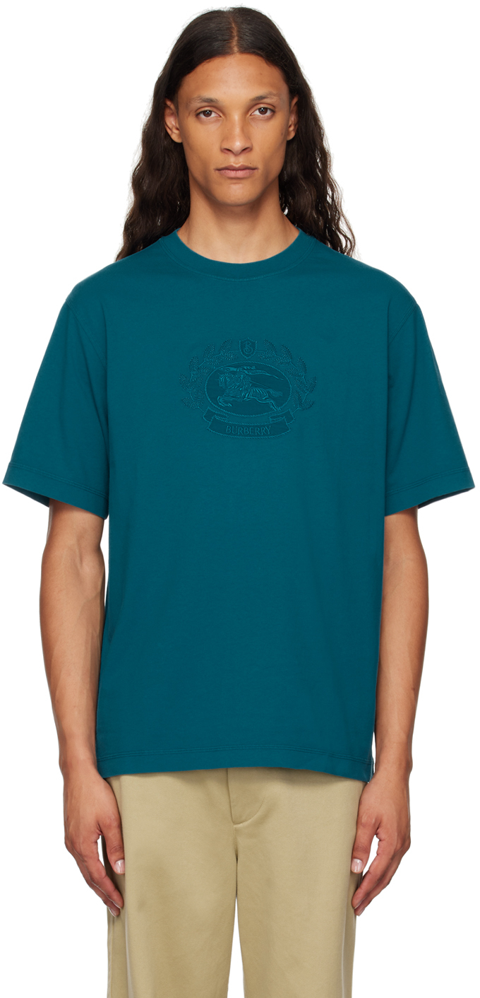Blue EKD T-Shirt by Burberry on Sale