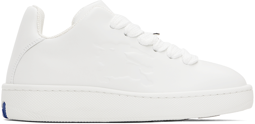 スニーカー Burberry Box Sneakers - Burberry - Leather - White Box leather sneakers in white - Burberry | Mytheresa
