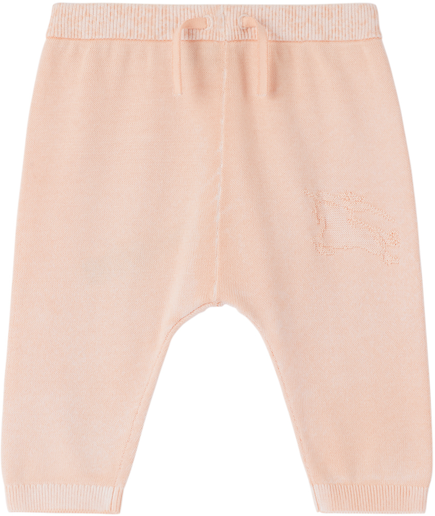 BURBERRY BABY ORANGE EKD CARDIGAN SET