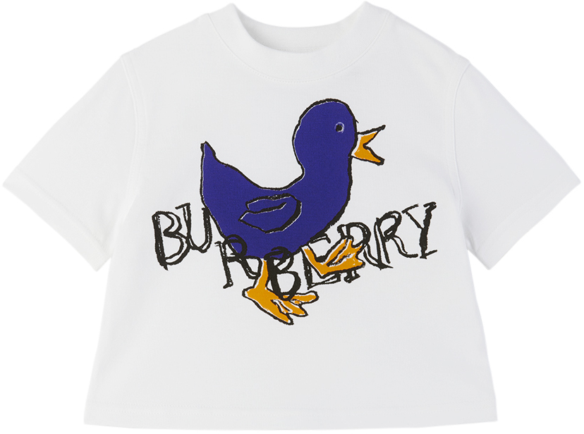 Burberry Baby White Cedar Duckling T-shirt
