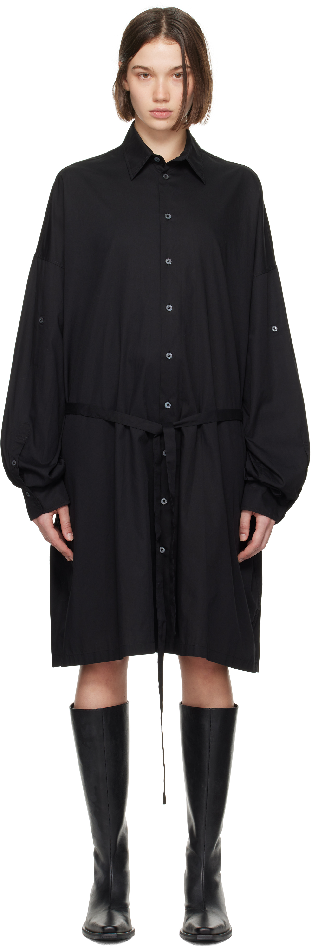 ANN Demeulemeester ワンピース ann demeulemeester ノースリーブ変形ワンピース ゴールド