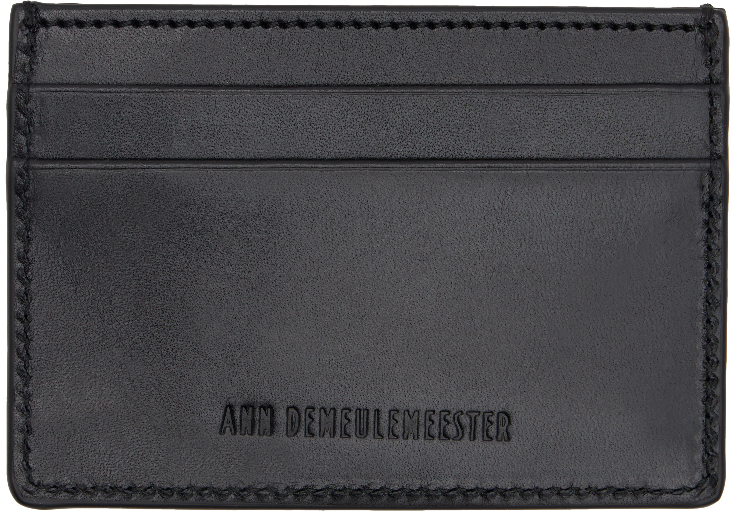 Ann Demeulemeester Black Beatrix Card Holder