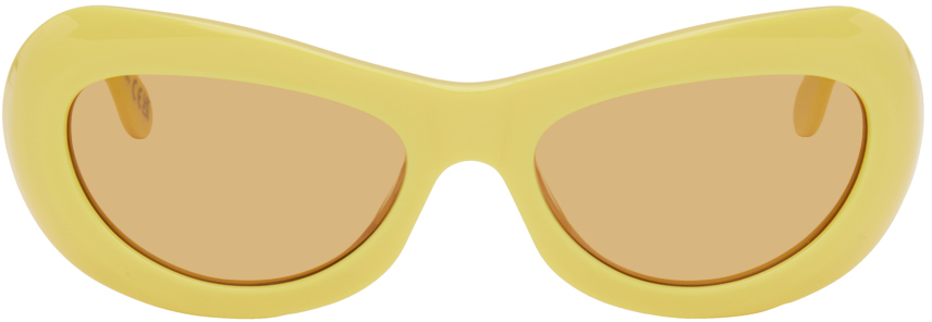 Marni Yellow Retrosuperfuture Edition Field Of Rushes Sunglasses