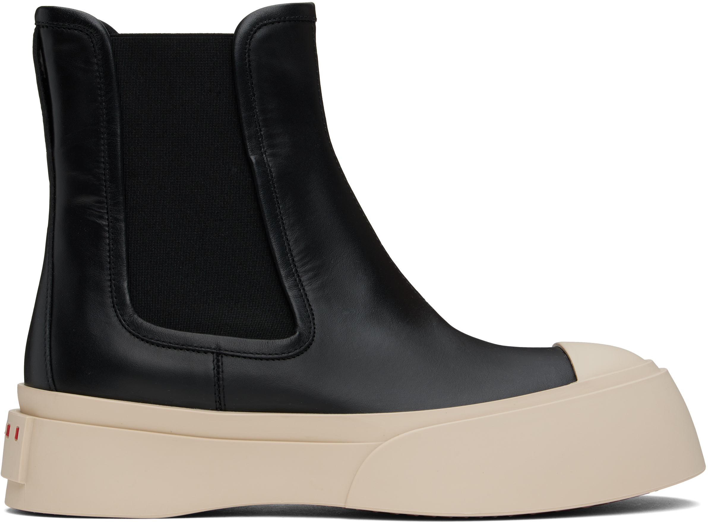 ◆ Marni ◆ブラック Pablo レザー チェルシーブーツ ブラック ナッパレザー PABLO チェルシーブーツ | Marni