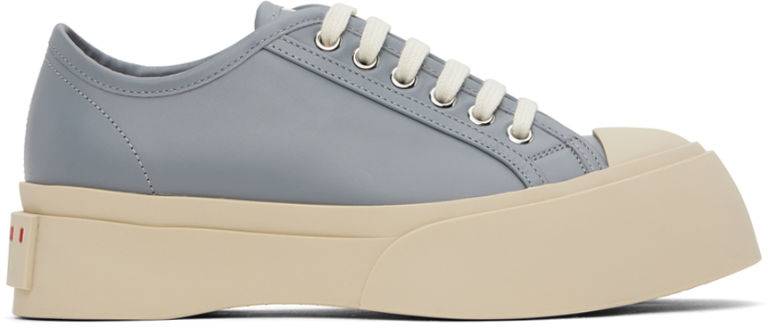 Shop Marni Blue Pablo Sneakers In 00n34 Dolphin