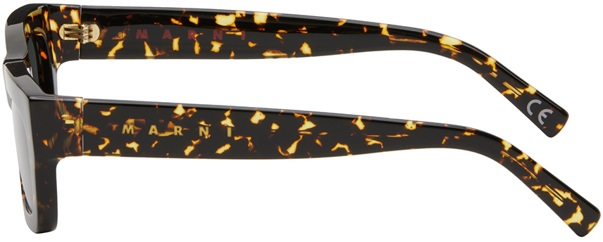 Marni Brown Kawasan Falls Sunglasses In Maculato