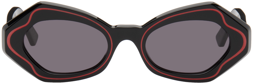Marni Black Retrosuperfuture Edition Unlahand Sunglasses In Brown
