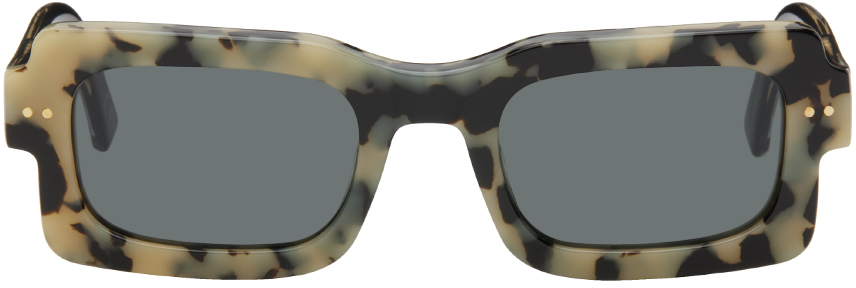 Marni Black & Tan Lake Vostok Sunglasses In Puma