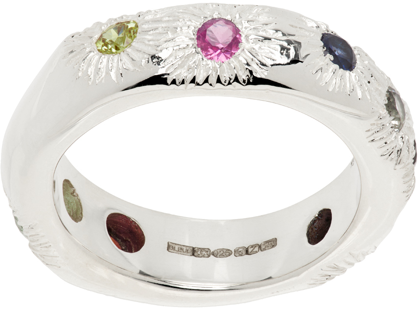 Bleue Burnham: Silver Mycorrhizal Ring | SSENSE