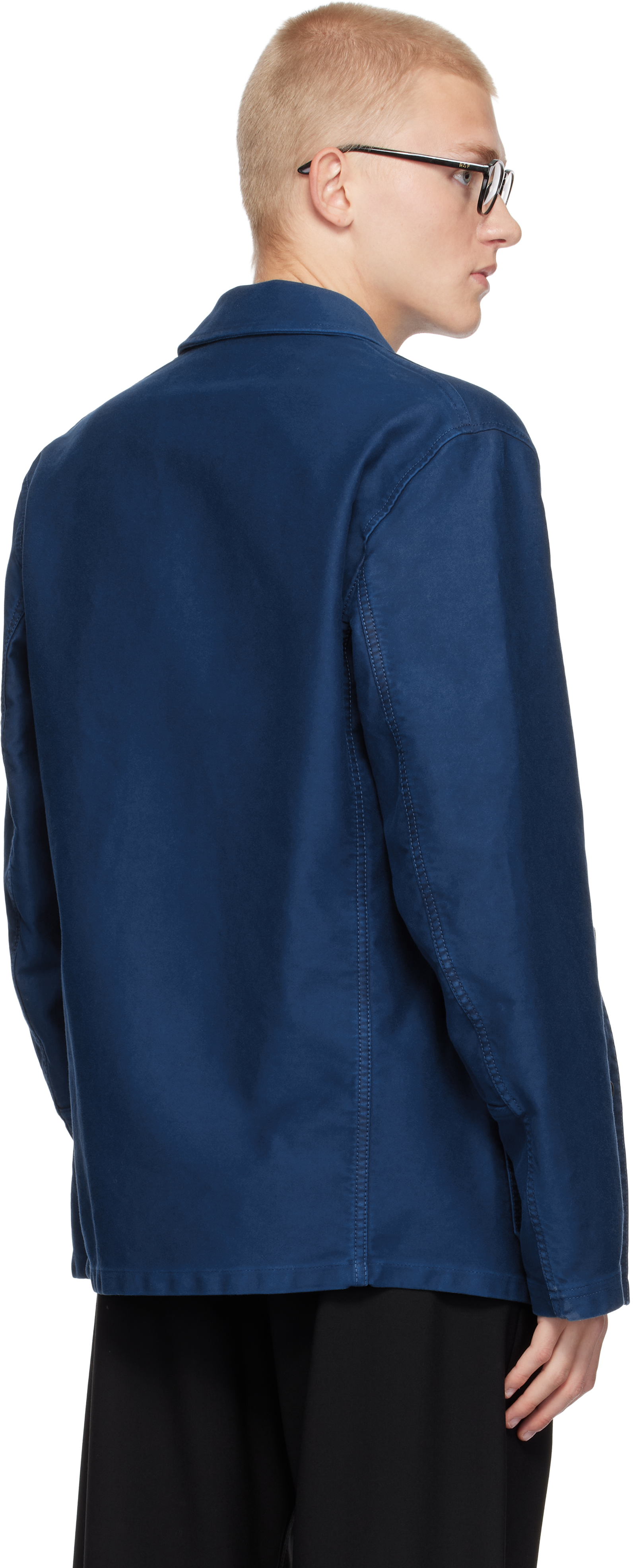 Marni Blue Workwear Jacket In 00b56 Royal