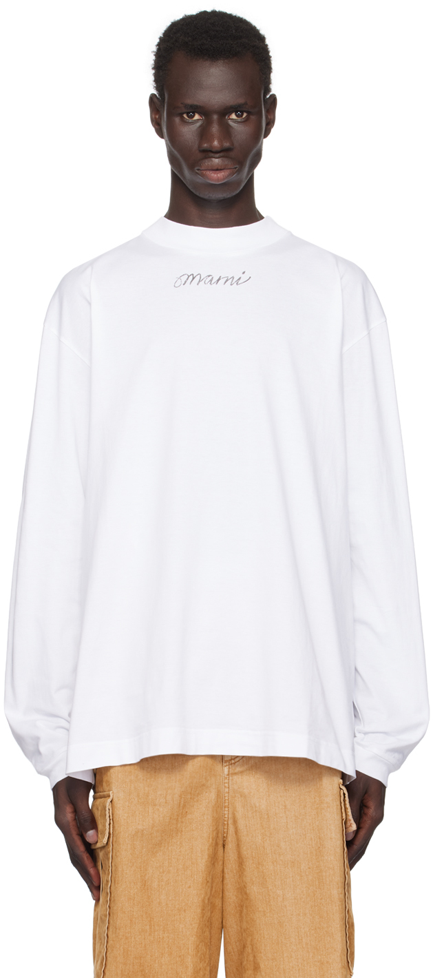 White Back Printed T-shirt