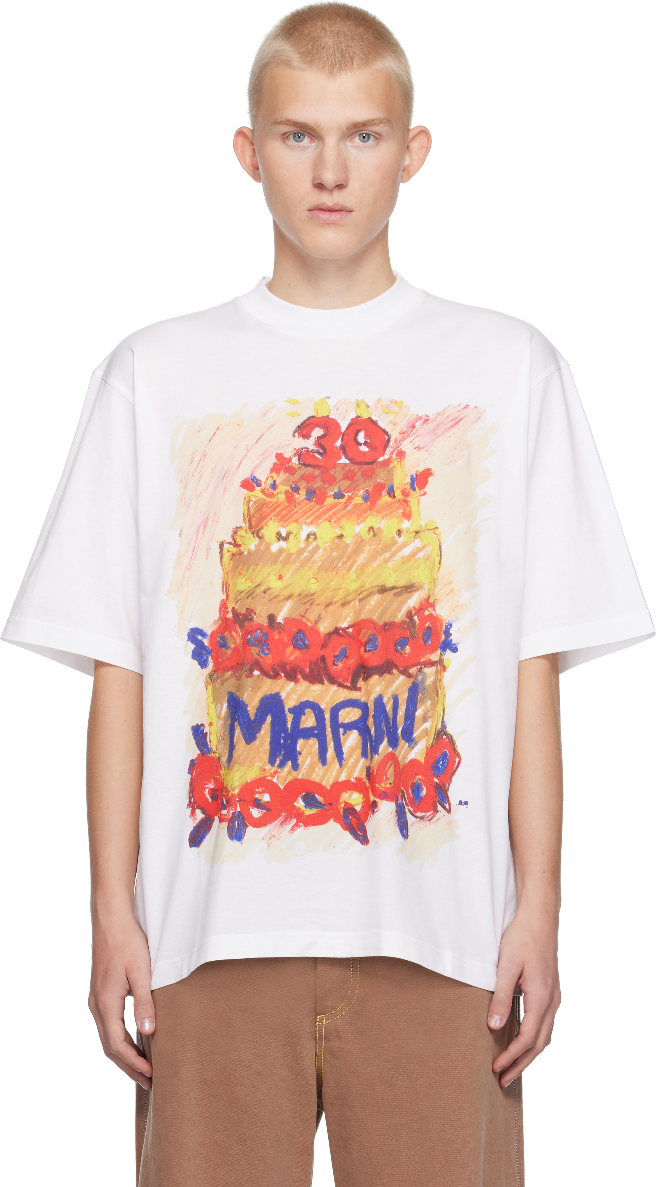 White Marni 30th Anniversary T-shirt