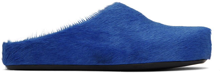 【関税込み】Marni SSENSE限定 ブルー Fussbett サボサンダル MarniのSSENSE 日本限定 ブルー Fussbett サボサンダルがセール中