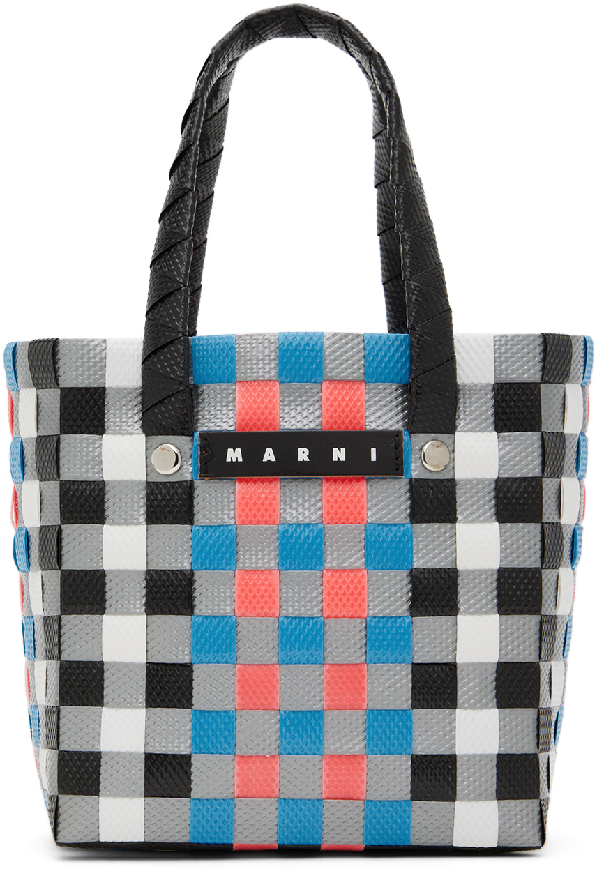 Kids Multicolor Micro Basket Tote by Marni on Sale