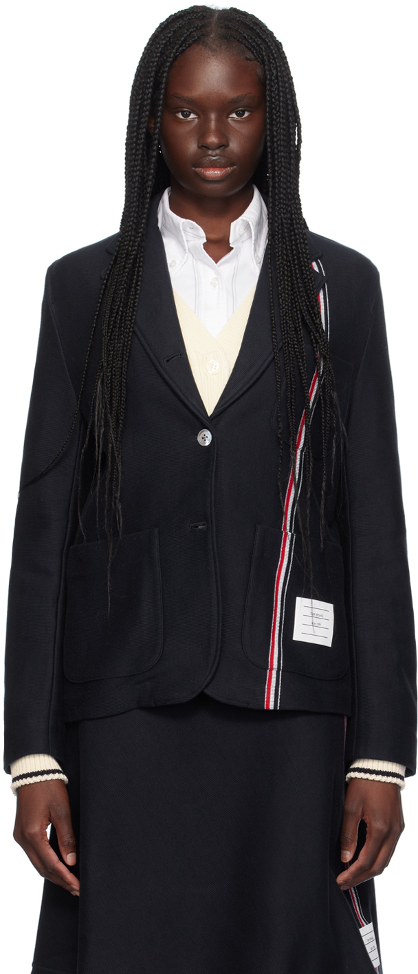 Navy Sack Blazer