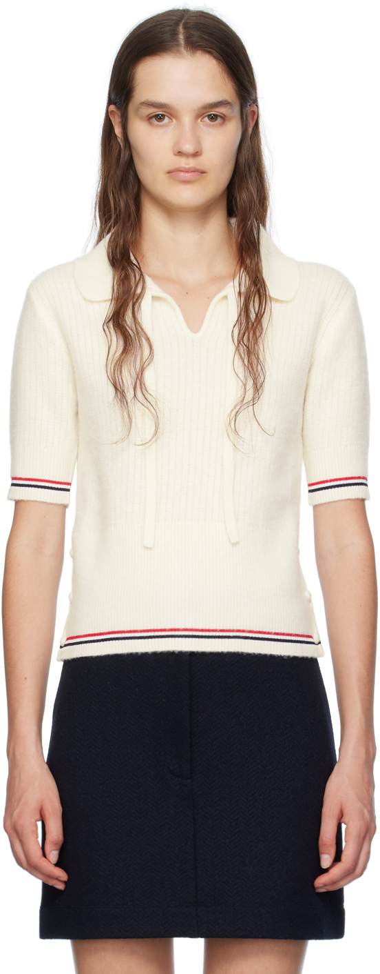 Off-White Keyhole Polo