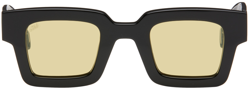SSENSE Exclusive Black Aster Sunglasses
