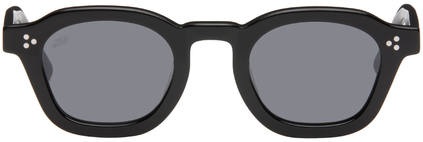 Shop Akila Black Logos Sunglasses