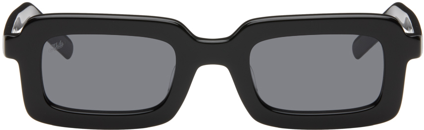 Shop Akila Black Eos Sunglasses