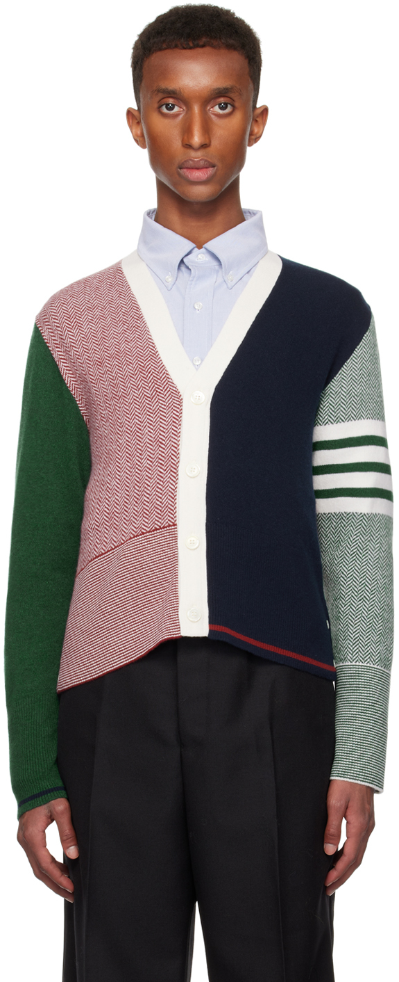 Thom Browne Multicolor 4-bar Classic Cardigan