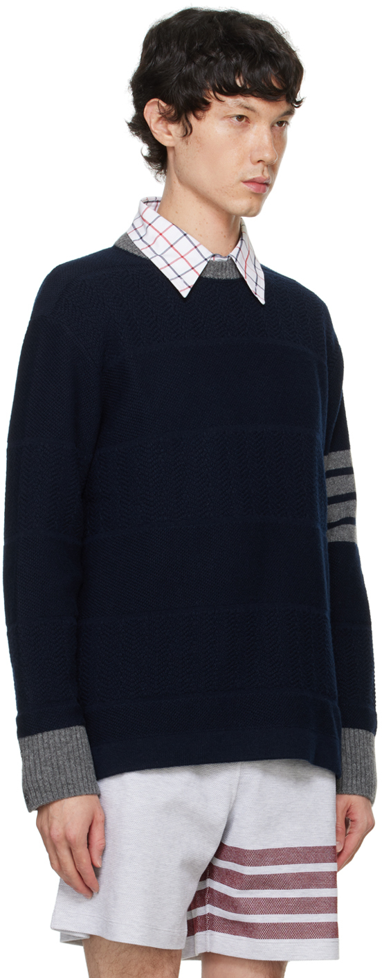 Thom Browne Sweater In 415 Navy