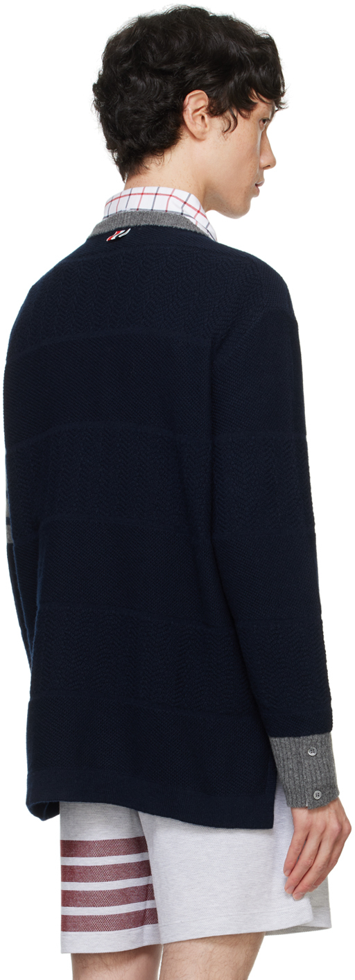 Thom Browne Sweater In 415 Navy