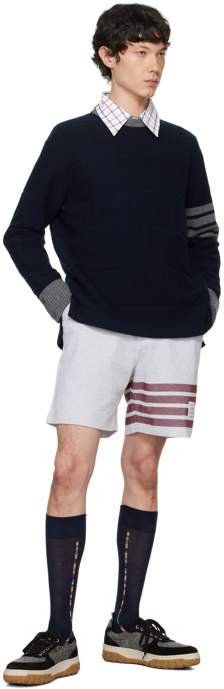 Thom Browne Sweater In 415 Navy
