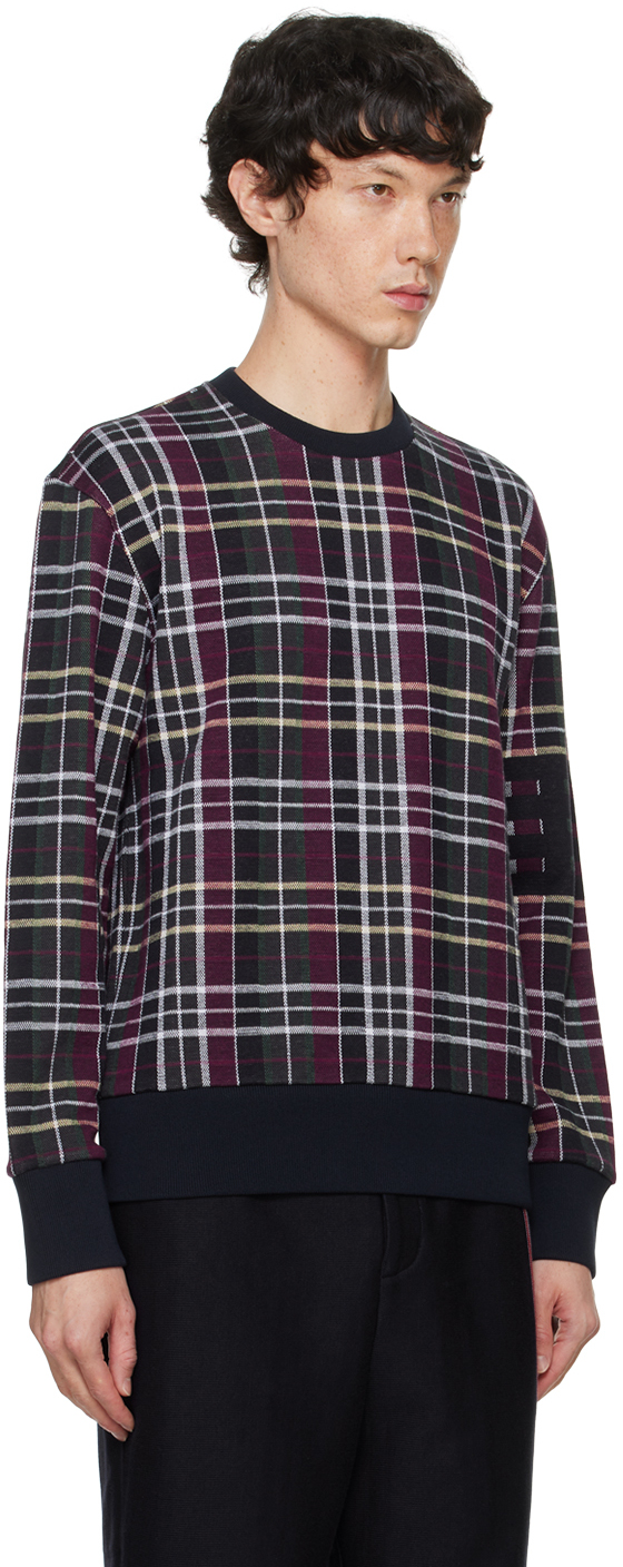 THOM BROWNE NAVY 4-BAR SWEATSHIRT