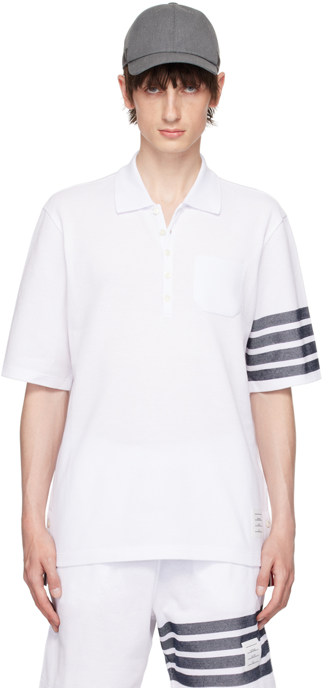 Thom Browne メンズ ポロシャツ | SSENSE 日本 Thom Browne メンズ ポロシャツ | SSENSE 日本
