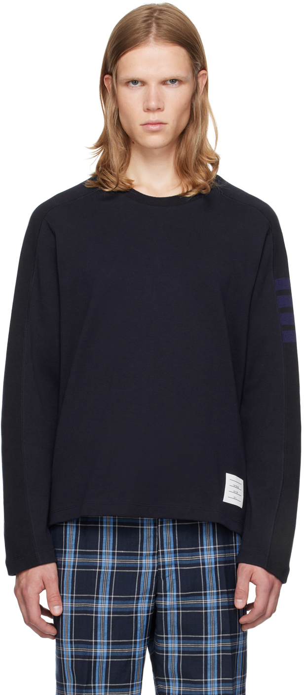 【THOM BROWNE】★送料・関税込★4-BAR長袖Tシャツ THOM BROWNE】☆送料・関税込☆4-BAR長袖Tシャツ