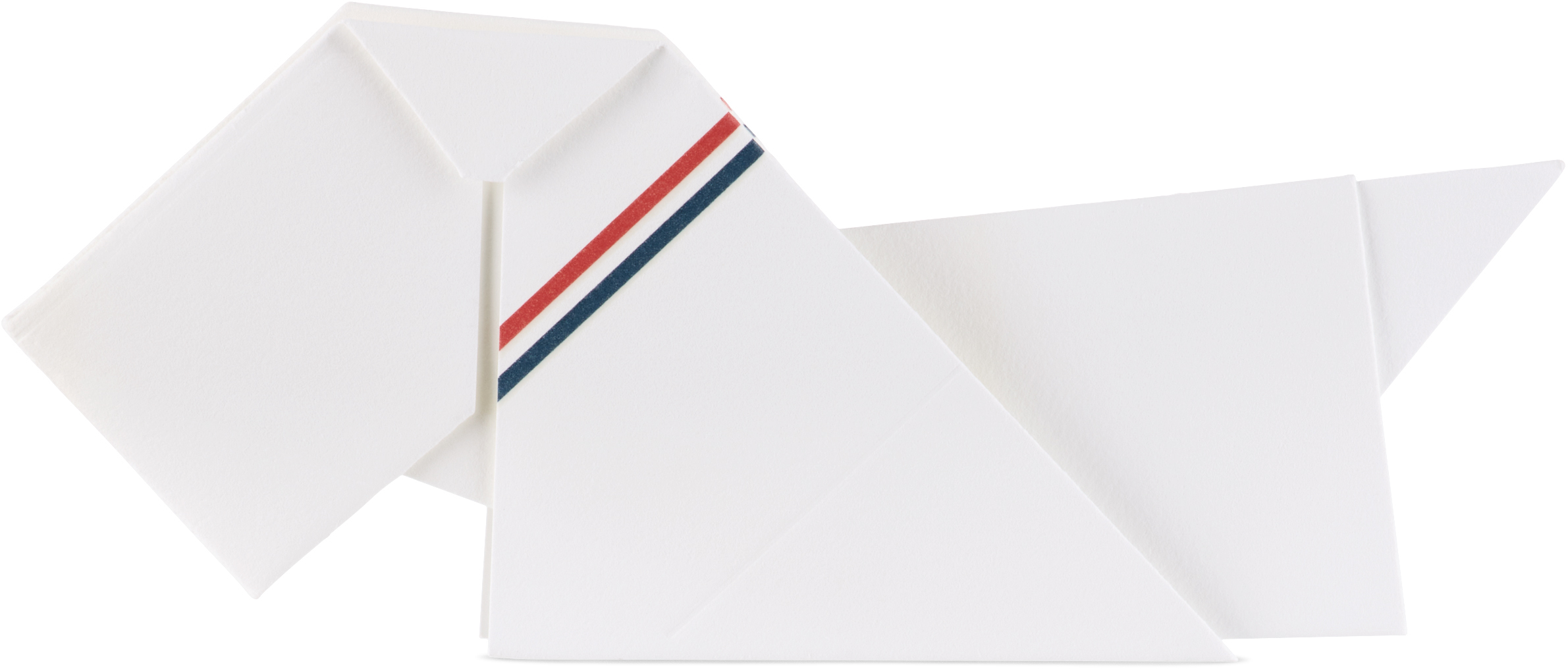 Thom Browne White Scented Hector Origami Set In N/a