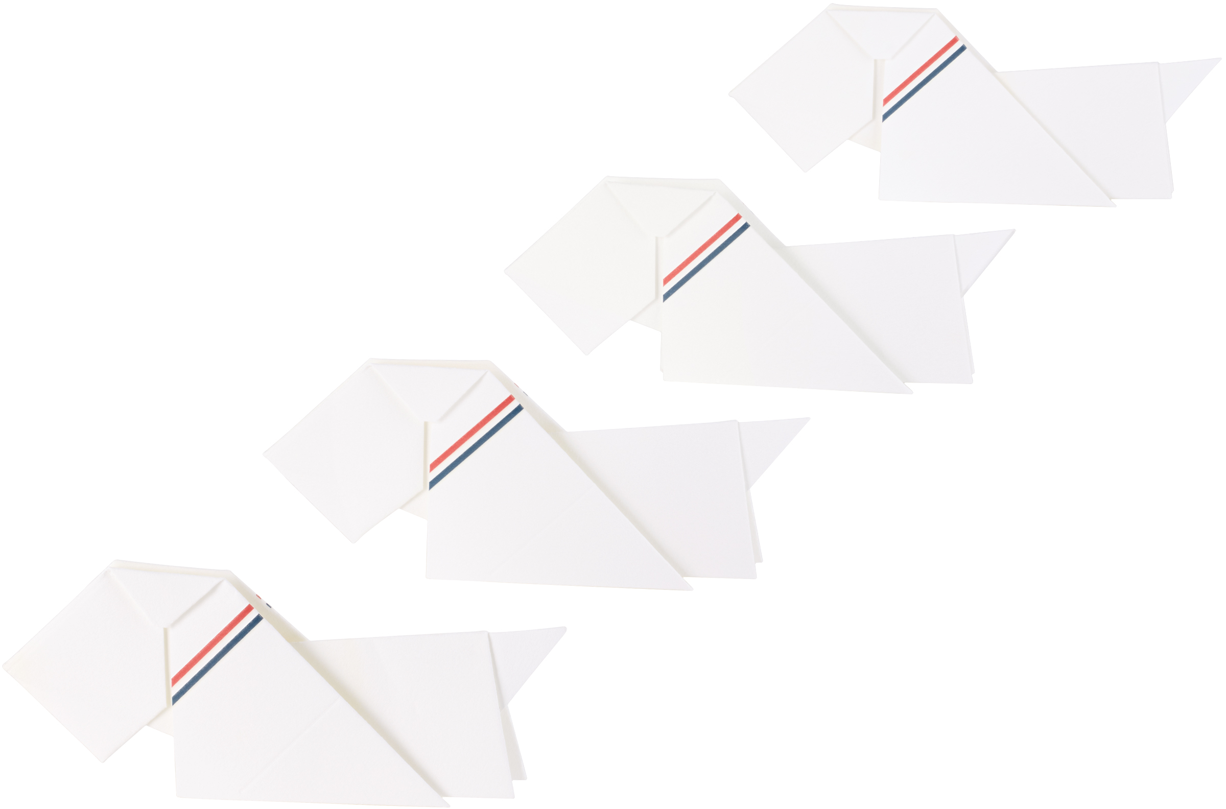 Thom Browne White Scented Hector Origami Set In N/a