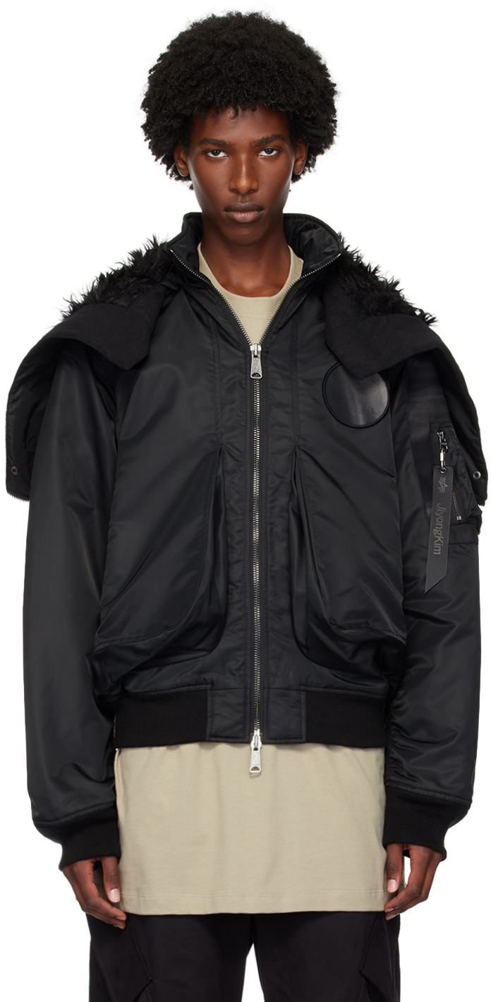 Black Alpha Industries Edition Bomber Jacket