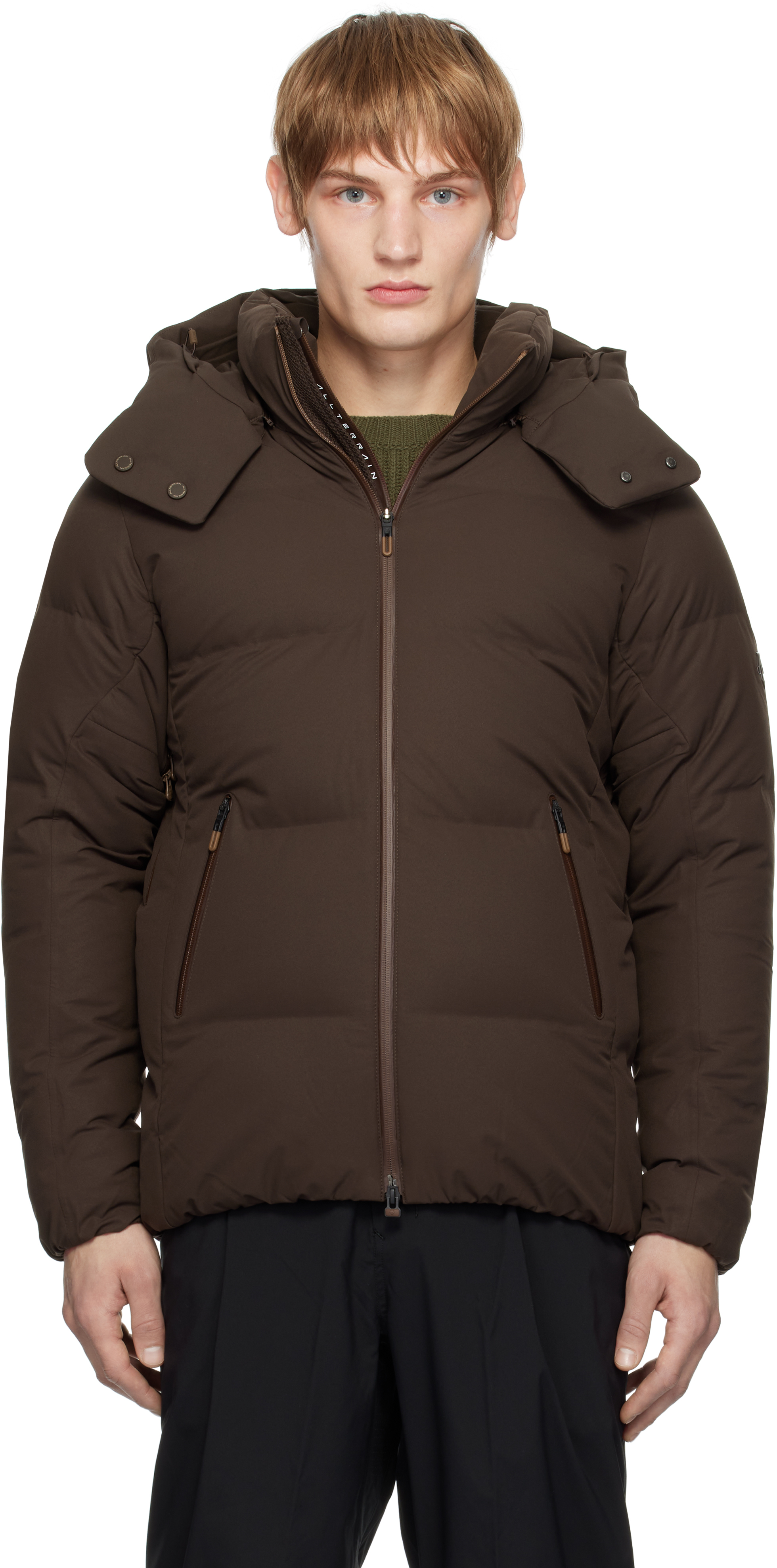 Brown Mizusawa Mountaineer Down Jacket