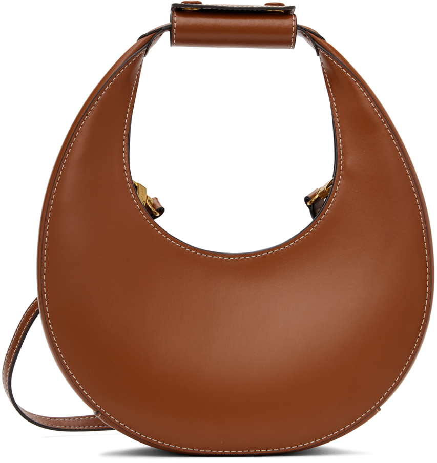 Tan Mini Moon Bag by Staud on Sale