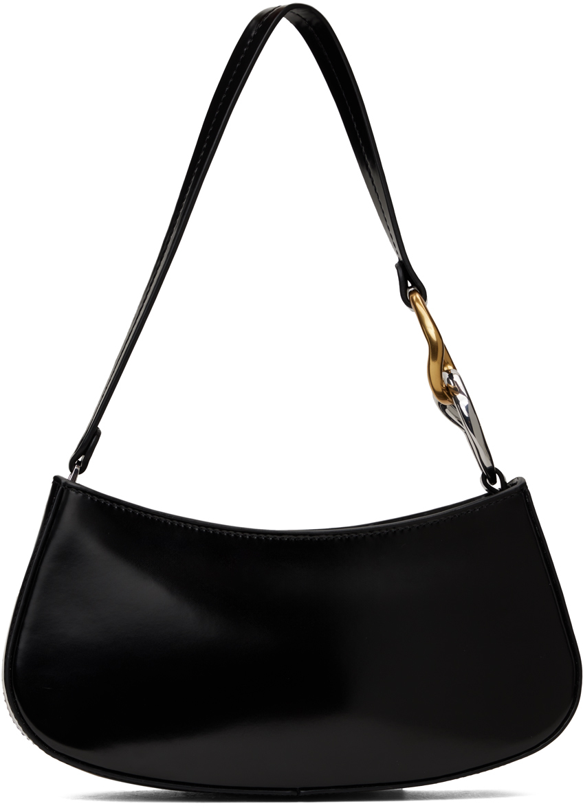 Black Ollie Bag by Staud on Sale