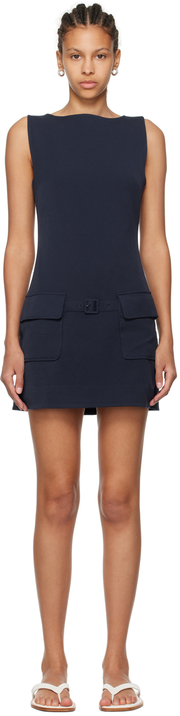 Navy Sheila Minidress