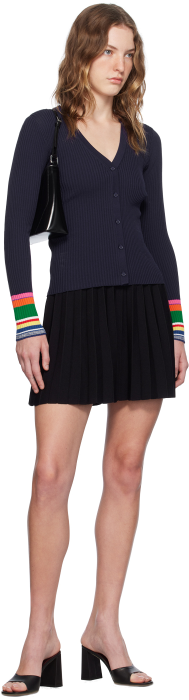 Staud Cargo Sweater Navy Multi In Nvmt Navy Multi