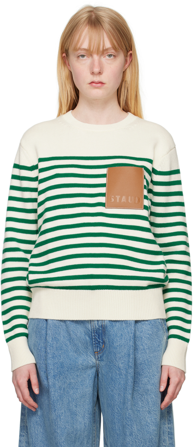 Off-White & Green Sunset Sweater