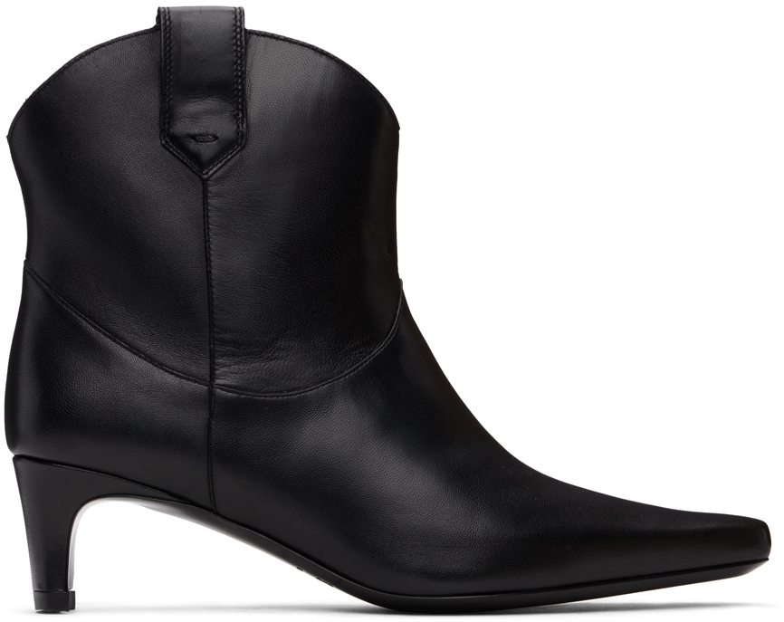 【関税込み】Staud ブラック Wally ウエスタンブーツ WALLY BOOT BLACK