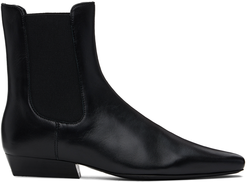 【関税込み】Staud ブラック Wally チェルシーブーツ WALLY BOOT BLACK