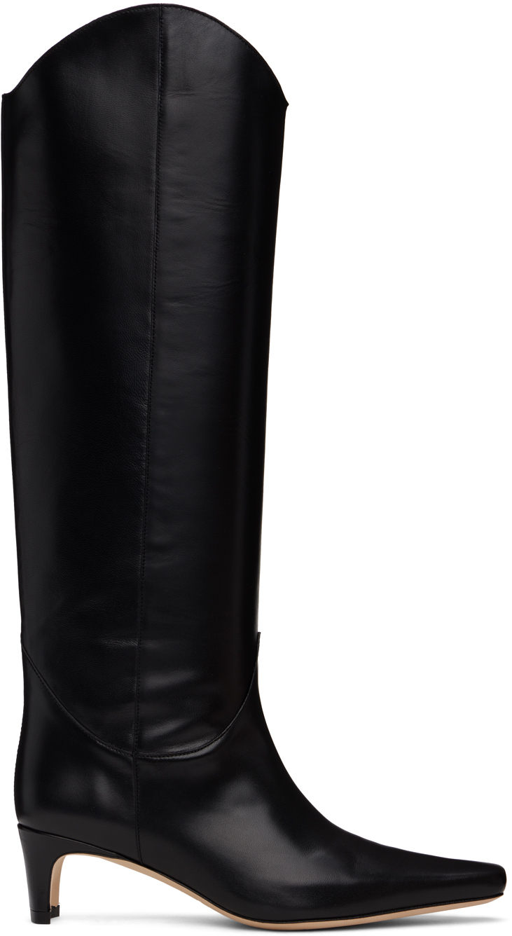 Shop Staud Black Wally Tall Boots