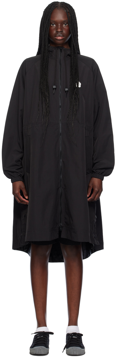 Shop Kenzo Black  Paris Boke 2.0 Elongated Windbreaker In 99 Black