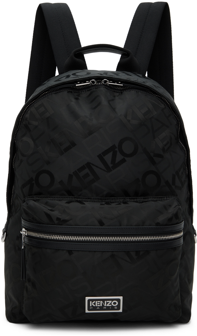 Black Kenzo Paris 'KENZOGRAM' Backpack